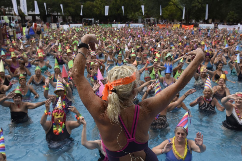 119171 | Clase de acuagym en el polideportivo Saladillo  - Franco Trovato Fuoco/ DIr Gral de Comunicación Social.
