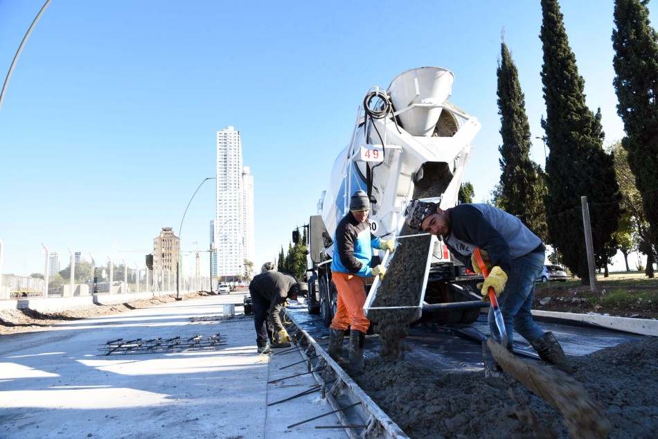 138894 | Recorrida por obra de avenida de la costa - Dir. Gral. de Comunicación Social (Silvio Moriconi)