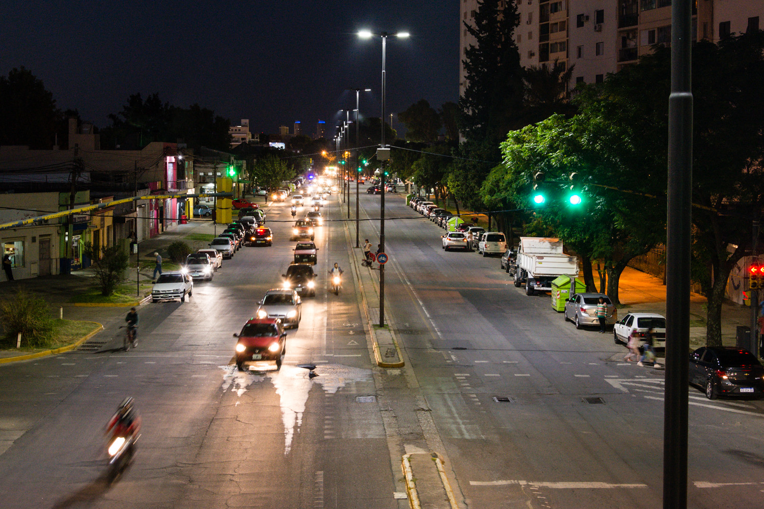 led en avenida Ovidio Lagos