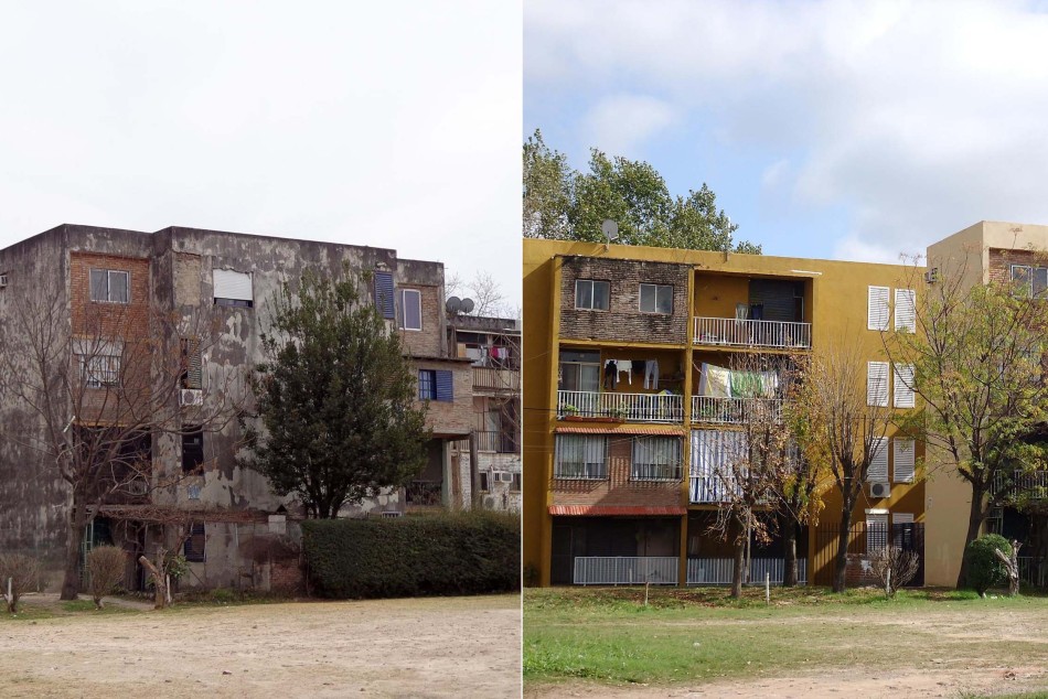5827 | Fonavi Parque Field II (antes y después de las mejoras) - Municipalidad de Rosario