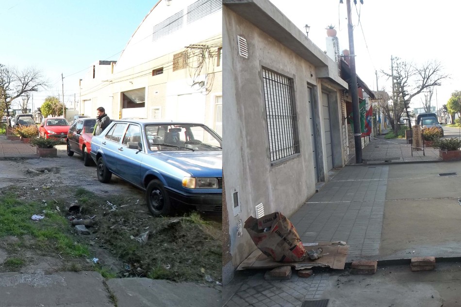 7753 | Reparación de veredas a través de Esfuerzo Compartido (antes y después) - Municipalidad de Rosario