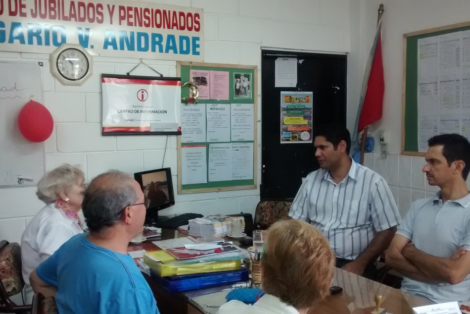 18999 | Visita al Centro de Jubilados y Pensionados Olegario V. Andrade -