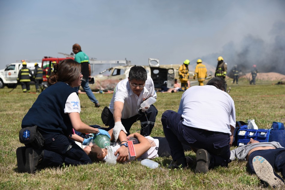 62636 | Simulacro Defensa civil - Dir. Gral. de Comunicación Social (Silvio Moriconi)