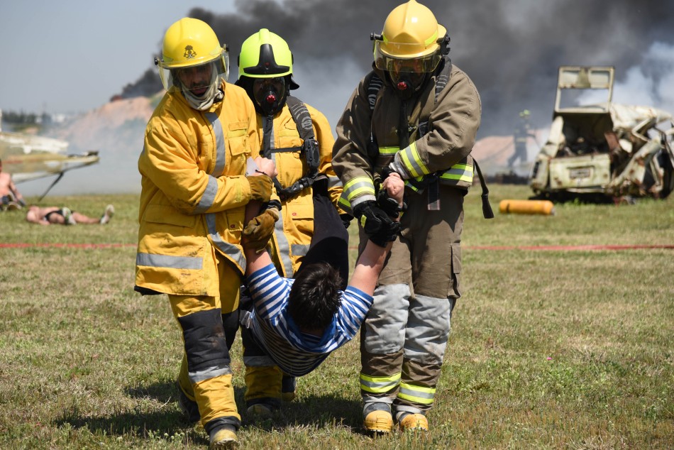 62637 | Simulacro Defensa civil - Dir. Gral. de Comunicación Social (Silvio Moriconi)