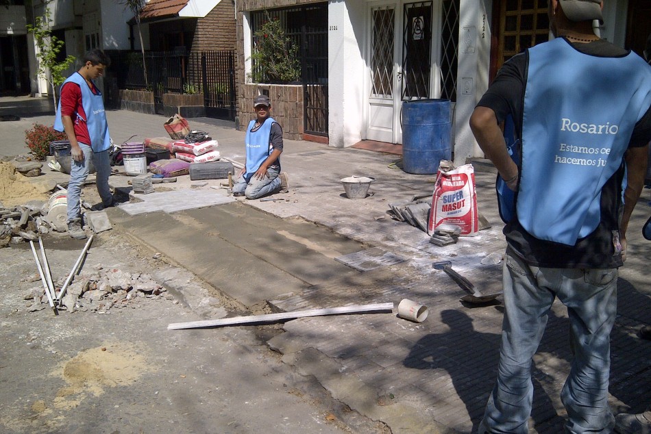 62674 | Operativo barrio Abasto: arreglo de veredas -