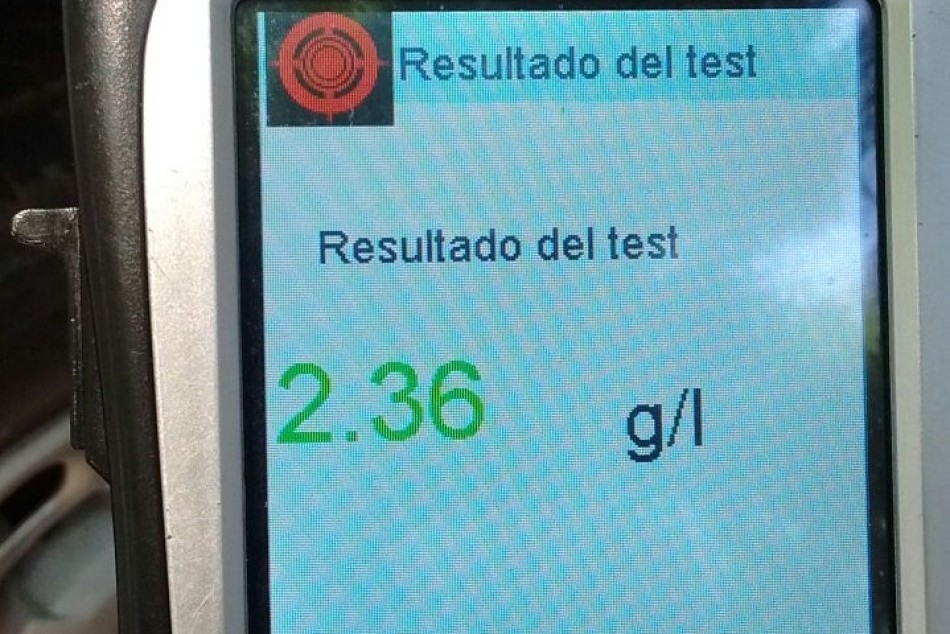 115722 | Un conductor que provocó un choque múltiple fue detenido tras el control de alcoholemia -