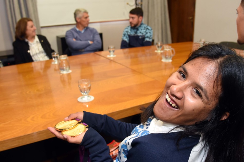 223068 | La intendenta recibió a deportistas paralímpicos tras su destacada participación en Lima - Subsecretaría de Comunicación Social (Silvio Moriconi)