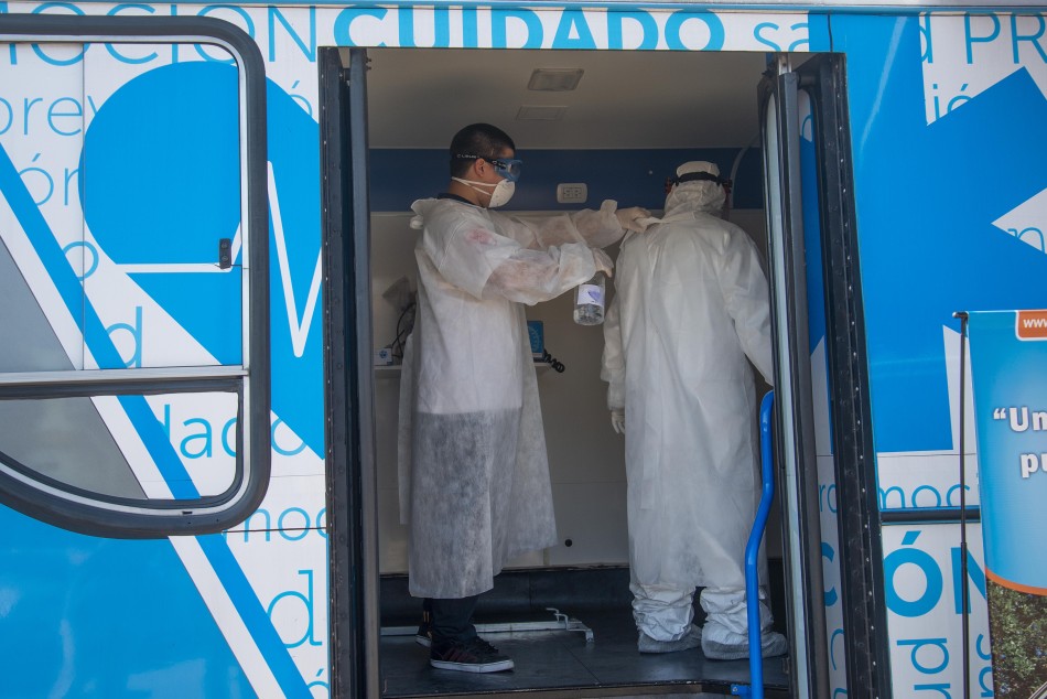 258875 | Coronavirus: testeos Bario Empalme Graneros - Sec. de Salud Pública (Guillermo Fernández)