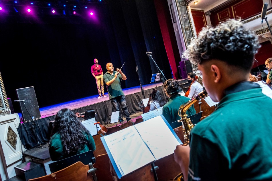 300287 | Ensayo orquestas infanto juveniles en La Comedia - Subsecretaría de Comunicación Social (Marcelo Beltrame)