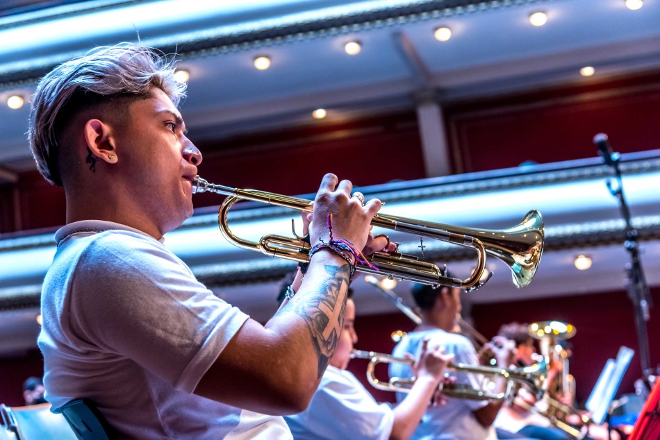 300305 | Ensayo de orquestas infanto juveniles en La Comedia - Subsecretaría de Comunicación Social (Marcelo Beltrame)