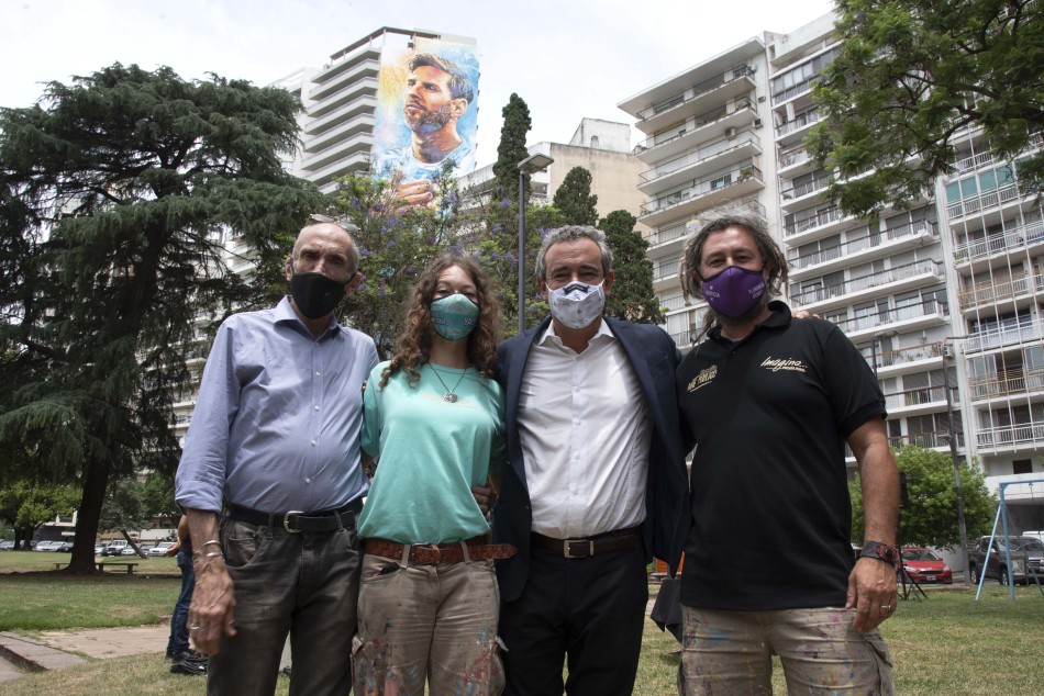 340842 | Inauguración oficial del mural de Messi - Subsecretaría de Comunicación Social (Silvio Moriconi)