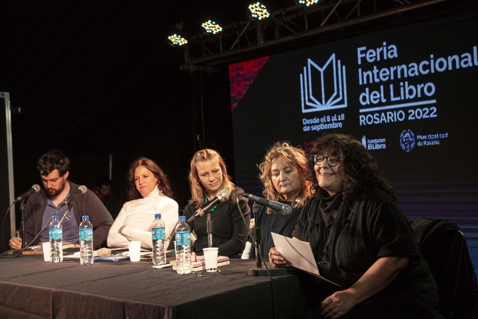 381391 | Feria del Libro Rosario 2022: panel dedicado a Angélica Gorodischer - Sec. de Cultura y Educación (Guillermo Turin Bootello)