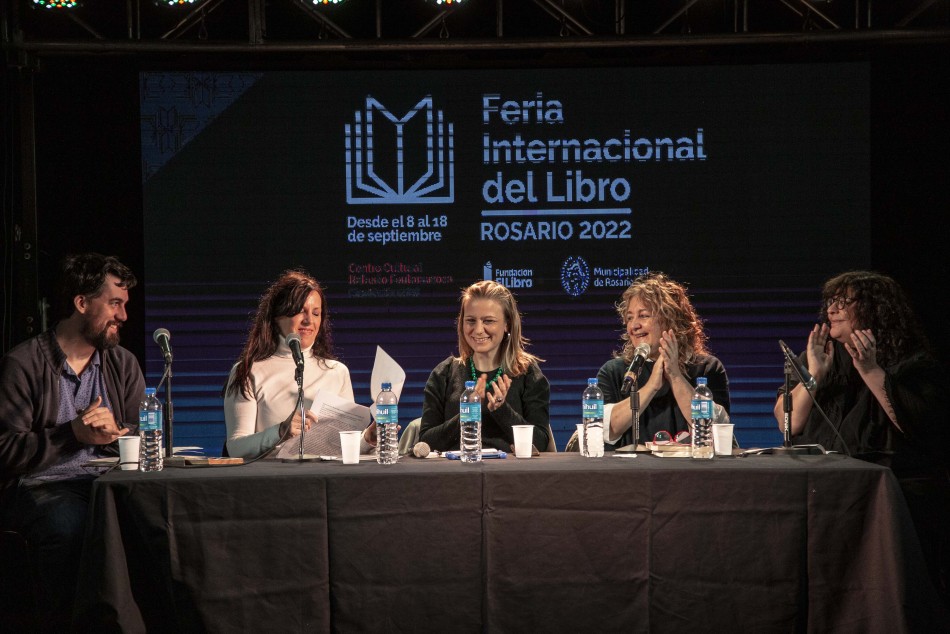 381390 | Feria del Libro Rosario 2022: panel dedicado a Angélica Gorodischer - Sec. de Cultura y Educación (Guillermo Turin Bootello)