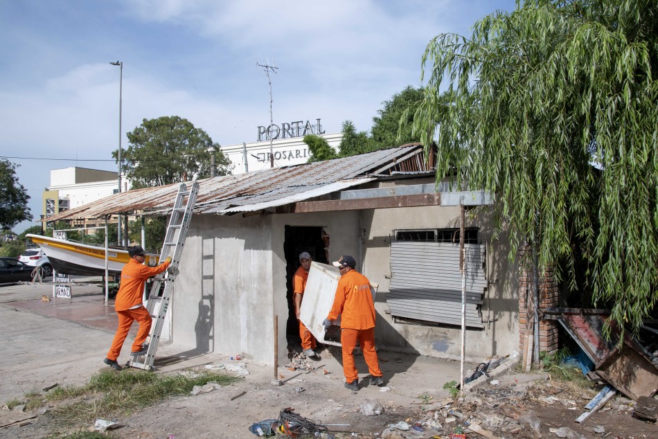 470055 | Demolición puesto de pescadores Nansen y Mercante - Subsecretaría de Comunicación Social (Silvio Moriconi)