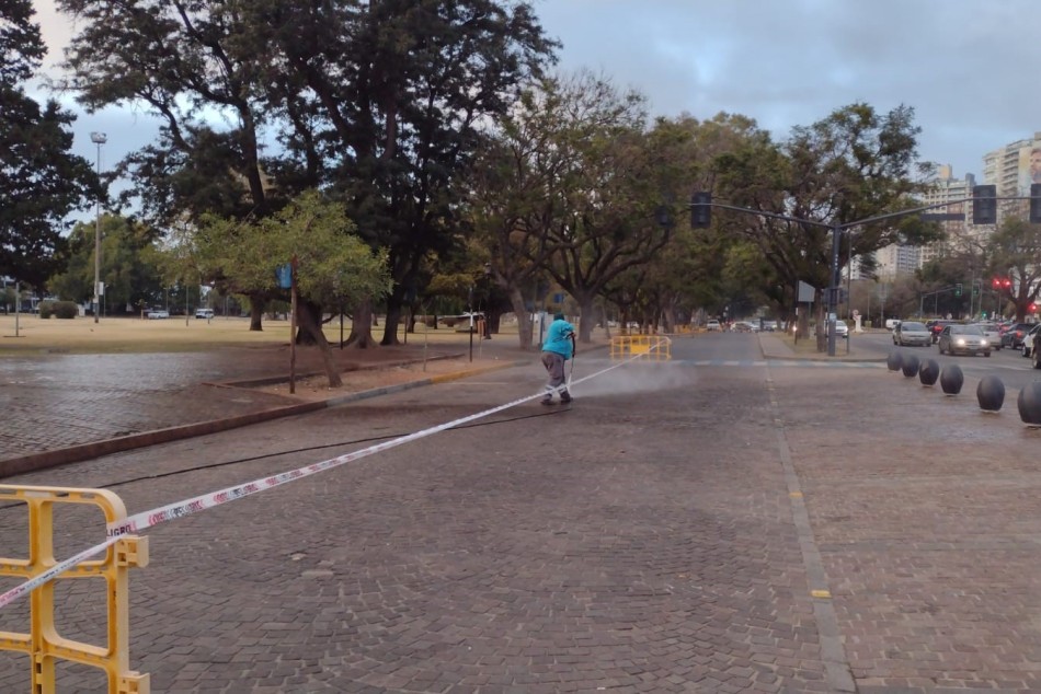 505788 | Operativo de limpieza tras los festejos por la obtención de la Copa América 2024 - Municipalidad de Rosario