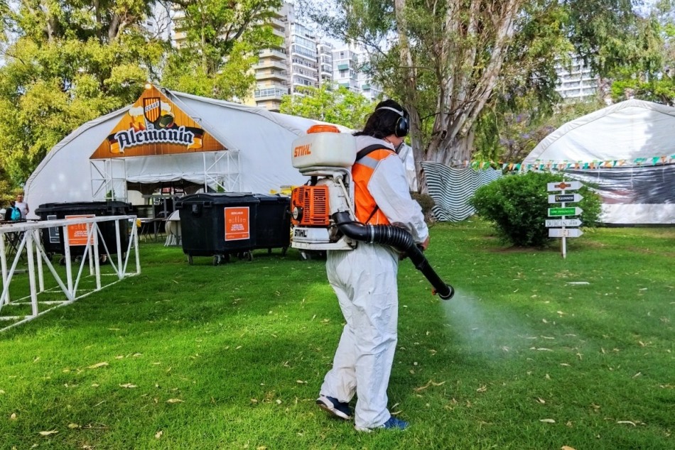 536952 | El municipio refuerza la fumigación en el predio de Colectividades  - Secretaría de Ambiente y Espacio Público