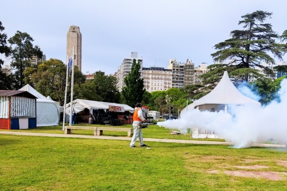 536956 | El municipio refuerza la fumigación en el predio de Colectividades  - Secretaría de Ambiente y Espacio Público