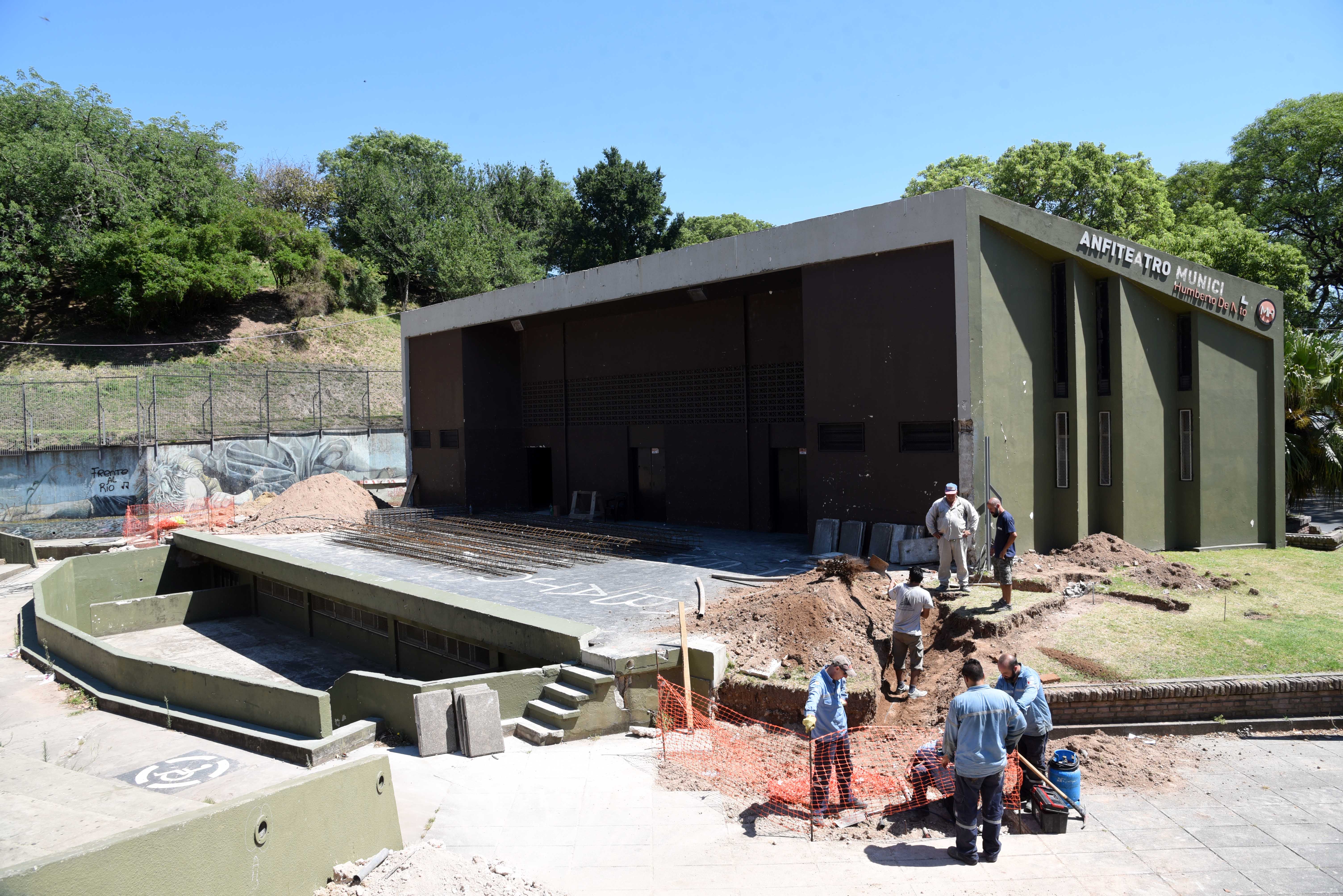 Noticias MR Avanzan las obras en el Anfiteatro Humberto de Nito