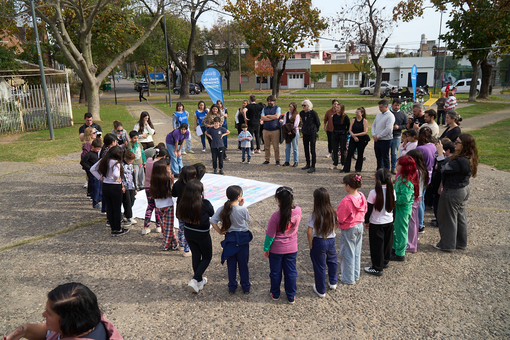 Noticias MR | Niñas y niños protagonizaron una jornada de diseño participativo en la plaza Argentina
