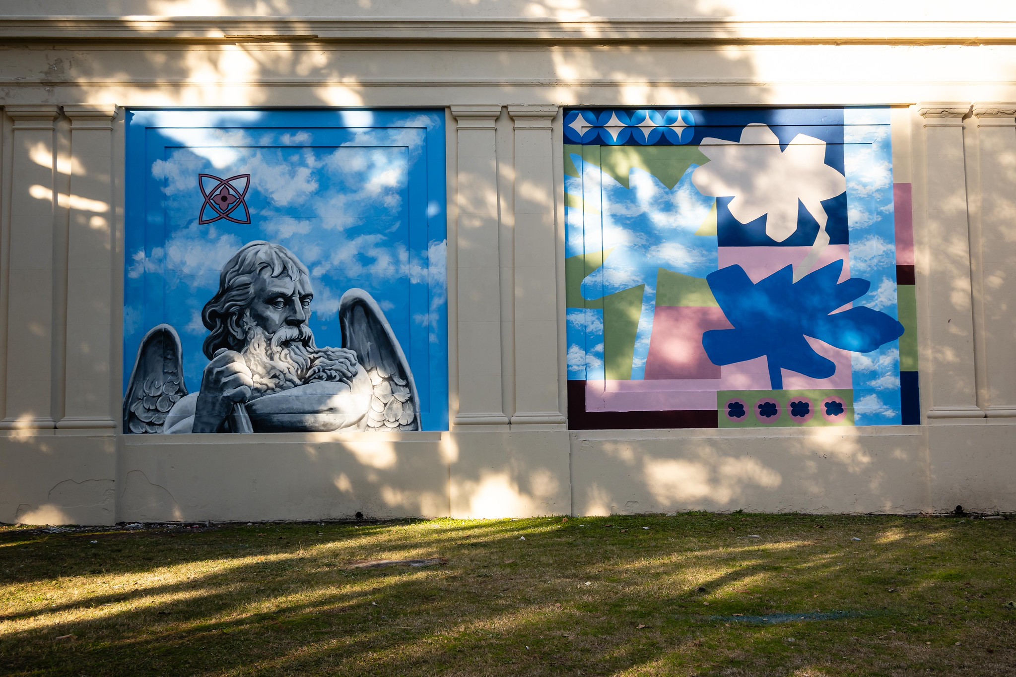 Noticias MR | Artistas rosarinos realizan el primer mural colectivo en el cementerio El Salvador Noticias MR | Artistas rosarinos realizan el primer mural colectivo en el cementerio El Salvador